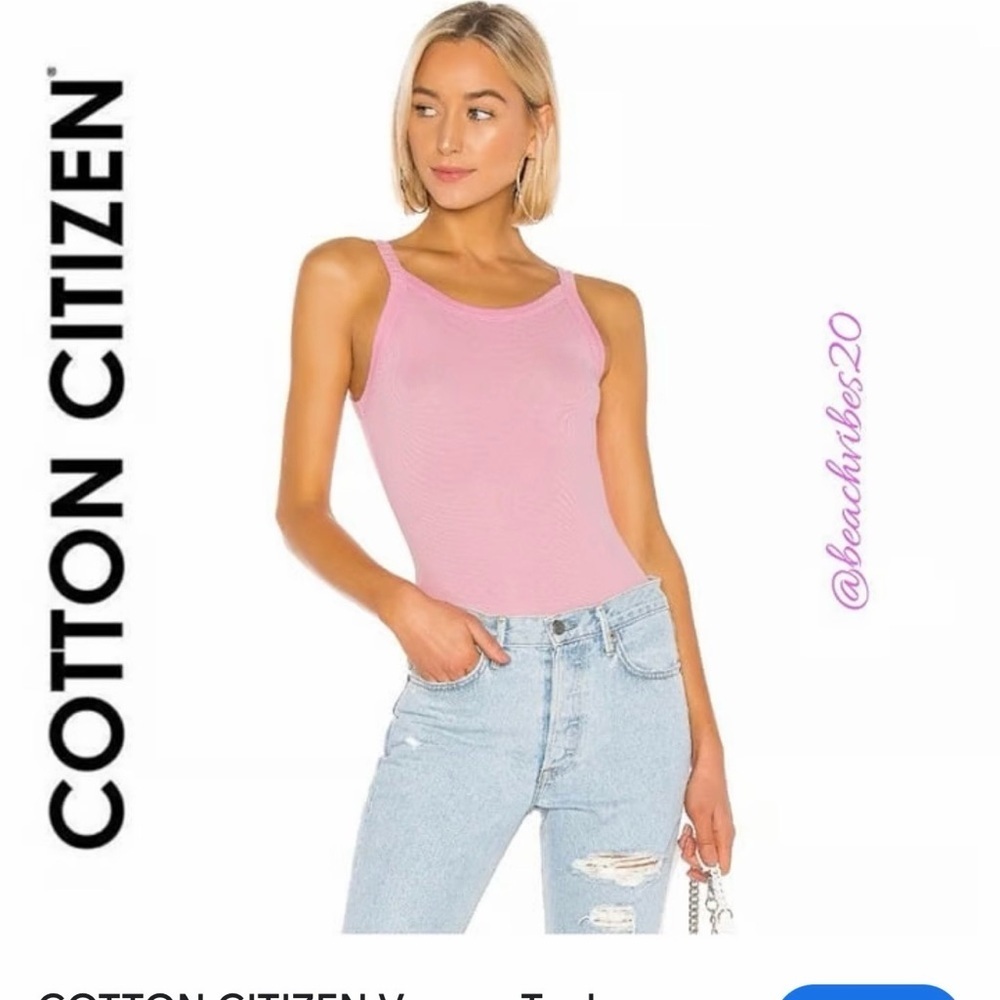 Cotton Citizen Light Pink tank 0089
